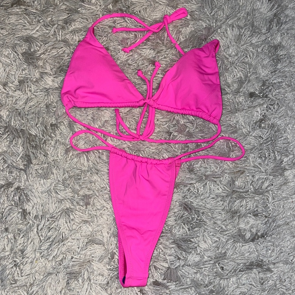 Pink little bikini